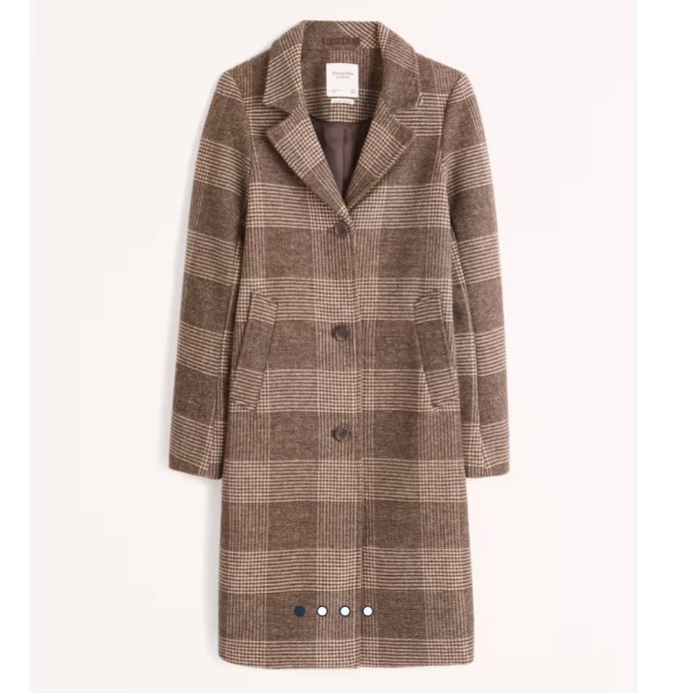 Abercrombie Wool Blend Dad Coat